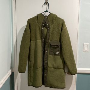 North Face hooded fleece jacket